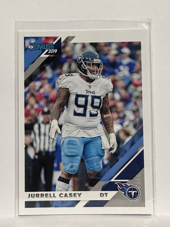 #246 Jurrell Casey Tennessee Titans 2019 Donruss Football Card