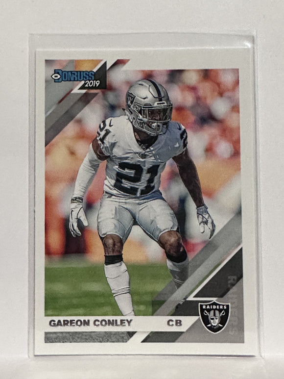 #199 Gareon Conley Oakland Raiders 2019 Donruss Football Card