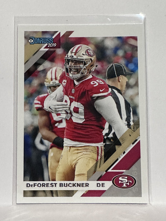 #222 Deforest Buckner San Francisco 49ers 2019 Donruss Football Card