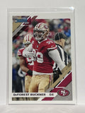 #222 Deforest Buckner San Francisco 49ers 2019 Donruss Football Card