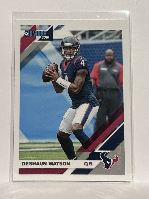 #106 Deshaun Watson Houston Texans 2019 Donruss Football Card