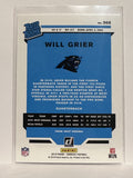 #305 Will Grier Rated Rookie   Carolina Panthers 2019 Donruss Football Card