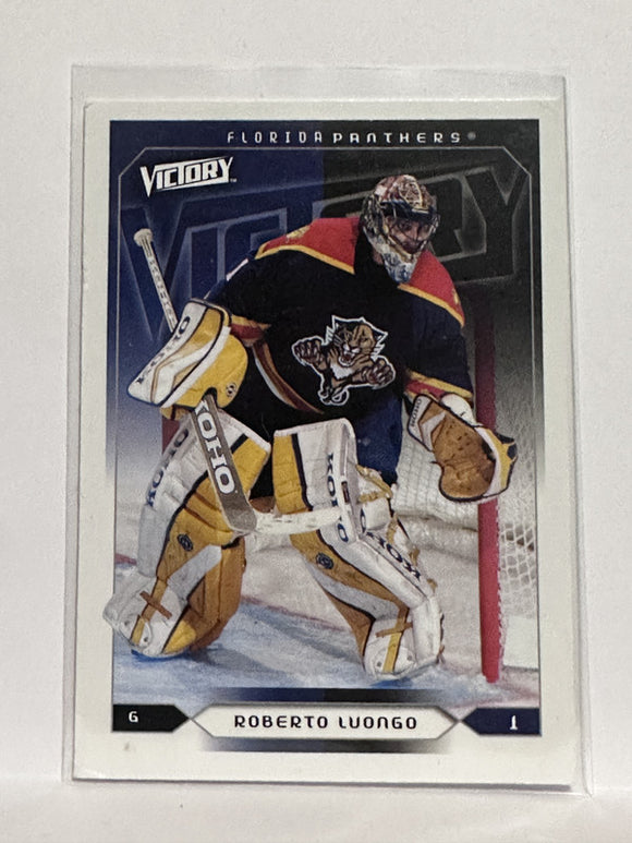 #85 Roberto Luongo Florida Panthers 04-05 Upper Deck Victory Hockey Card