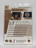 #13 Joe Thornton Boston Bruins 00-01 Upper Deck Hockey Card