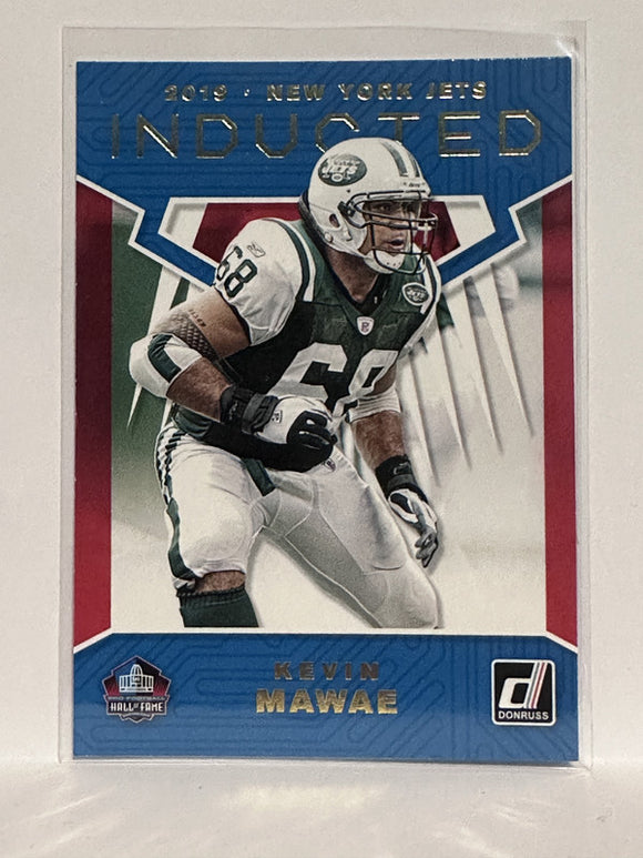 #IN-4 Kevin Mawae Inducted New York Jets 2019 Donruss Football Card