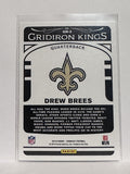 #GK-2 Drew Brees Gridiron Kings New Orleans Saints 2019 Donruss Football Card