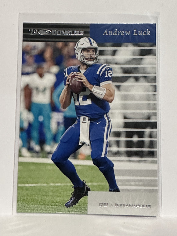 #RE-27 Andrew Luck Retro Indianapolis Colts 2019 Donruss Football Card