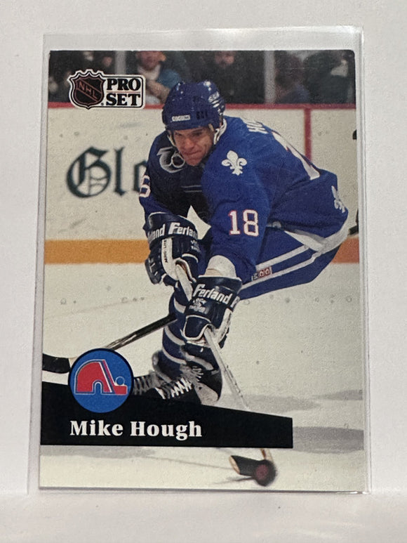 #463 Mike Hough Quebec Nordiques 91-92 Pro Set Hockey Card