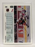#398 Terry Carkner Philadelphia Flyers 90-91 Upper Deck Hockey Card