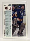 #399 Clint Malarchuk Buffalo Sabres 90-91 Upper Deck Hockey Card