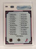 #350 Star Rookie Checklist  90-91 Upper Deck Hockey Card