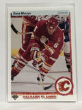 #348 Dana Murzyn Calgary Flames 90-91 Upper Deck Hockey Card