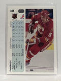 #348 Dana Murzyn Calgary Flames 90-91 Upper Deck Hockey Card