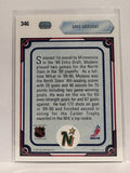 #346 Mike Modano Rookie Team Minnesota North Stars 90-91 Upper Deck Hockey Card