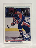 #344 Adam Graves Edmonton Oilers 90-91 Upper Deck Hockey Card
