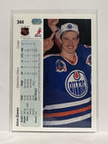 #344 Adam Graves Edmonton Oilers 90-91 Upper Deck Hockey Card