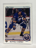 #378 Mike Foligno Buffalo Sabres 90-91 Upper Deck Hockey Card