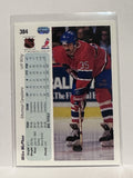 #384 Mike Mcphee Montreal Canadiens 90-91 Upper Deck Hockey Card