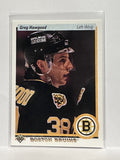 #391 Grey Hawgood Boston Bruins 90-91 Upper Deck Hockey Card