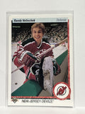 #392 Randy Velischek New Jersey Devils 90-91 Upper Deck Hockey Card