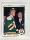 #359 Derian Hatcher Draft Minnesota North Stars 90-91 Upper Deck Hockey Card