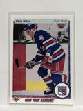 #368 Chris Nilan New York Rangers 90-91 Upper Deck Hockey Card