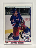 #370 Jeff Bloemberg New York Capitals 90-91 Upper Deck Hockey Card