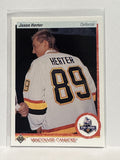 #325 Jason Herter Star Rookie Vancouver Canucks 90-91 Upper Deck Hockey Card