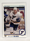 #328 Rich Sutter St Louis Blues 90-91 Upper Deck Hockey Card