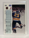 #328 Rich Sutter St Louis Blues 90-91 Upper Deck Hockey Card