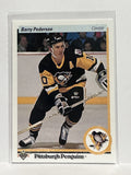 #329 Barry Pederson Pittsburgh Penguins 90-91 Upper Deck Hockey Card
