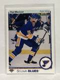 #330 Paul Maclean St Louis Blues 90-91 Upper Deck Hockey Card