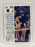 #330 Paul Maclean St Louis Blues 90-91 Upper Deck Hockey Card
