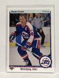 #331 Randy Carlyle Winnipeg Jets 90-91 Upper Deck Hockey Card