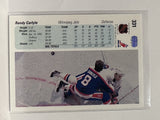 #331 Randy Carlyle Winnipeg Jets 90-91 Upper Deck Hockey Card