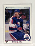 #333 Brent Hughes Winnipeg Jets 90-91 Upper Deck Hockey Card
