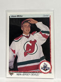 #335 Jason Miller Star Rookie New Jersey Devils 90-91 Upper Deck Hockey Card