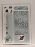 #335 Jason Miller Star Rookie New Jersey Devils 90-91 Upper Deck Hockey Card