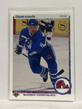 #338 Claude Loiselle Quebec Nordiques 90-91 Upper Deck Hockey Card