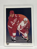#303 Steve Yzerman Checklist Philadelphia Flyers 90-91 Upper Deck Hockey Card