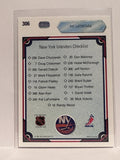 #306 Pat Lafontaine Checklist Los Angeles Kings 90-91 Upper Deck Hockey Card
