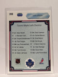 #310 Gary Leeman Checklist Toronto Maple Leafs 90-91 Upper Deck Hockey Card