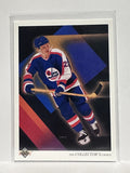 #313 Thomas Steen Checklist Winnipeg Jets 90-91 Upper Deck Hockey Card