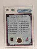 #316 Jeremy Roenick Checklist Chicago Blackhawks 90-91 Upper Deck Hockey Card