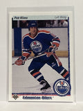 #282 Petr Klima Edmonton Oilers 90-91 Upper Deck Hockey Card