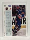 #282 Petr Klima Edmonton Oilers 90-91 Upper Deck Hockey Card