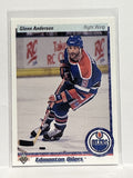 #284 Glenn Anderson Edmonton Oilers 90-91 Upper Deck Hockey Card
