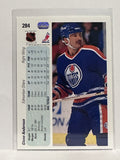 #284 Glenn Anderson Edmonton Oilers 90-91 Upper Deck Hockey Card