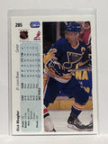 #285 Rick Meagher St Louis Blues 90-91 Upper Deck Hockey Card