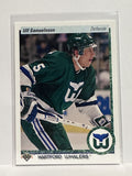 #287 Ulf Samuelsson Hartford Whalers 90-91 Upper Deck Hockey Card